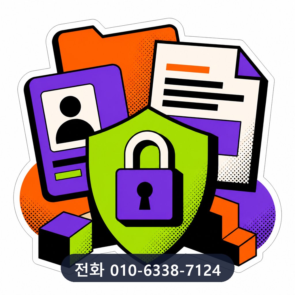 신용카드 포인트 현금화 개인정보 보호 이미지 · 문의 010-6338-7124